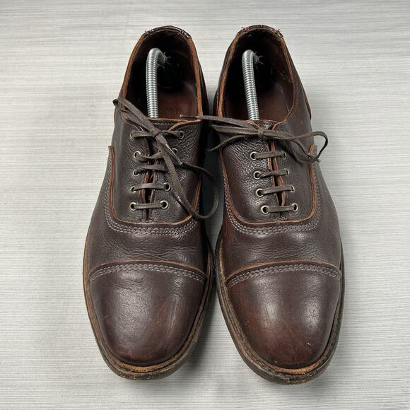 Allen Edmonds Overlord Men’s Size 11 Cap Toe Brown Kudo Leather Dress Shoes main image 4